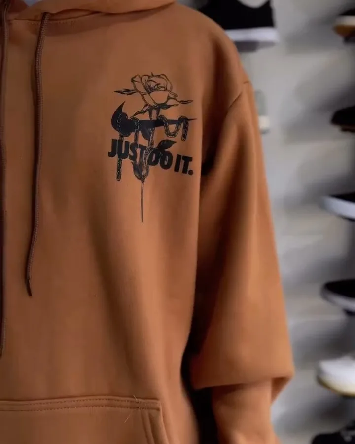 Moletom Nike Just Do It caramelo